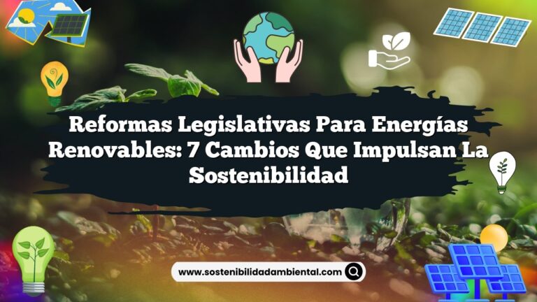 Imagen de Reformas Legislativas para Energías Renovables: 7 Cambios que Impulsan la Sostenibilidad Reformas Legislativas para Energías Renovables: 7 Cambios que Impulsan la Sostenibilidad