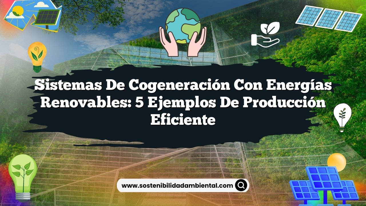 Sistemas de Cogeneración con Energías Renovables: 5 Ejemplos de Producción Eficiente