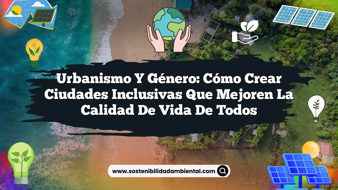 Urbanismo y género: Cómo crear ciudades inclusivas que mejoren la calidad de vida de todos