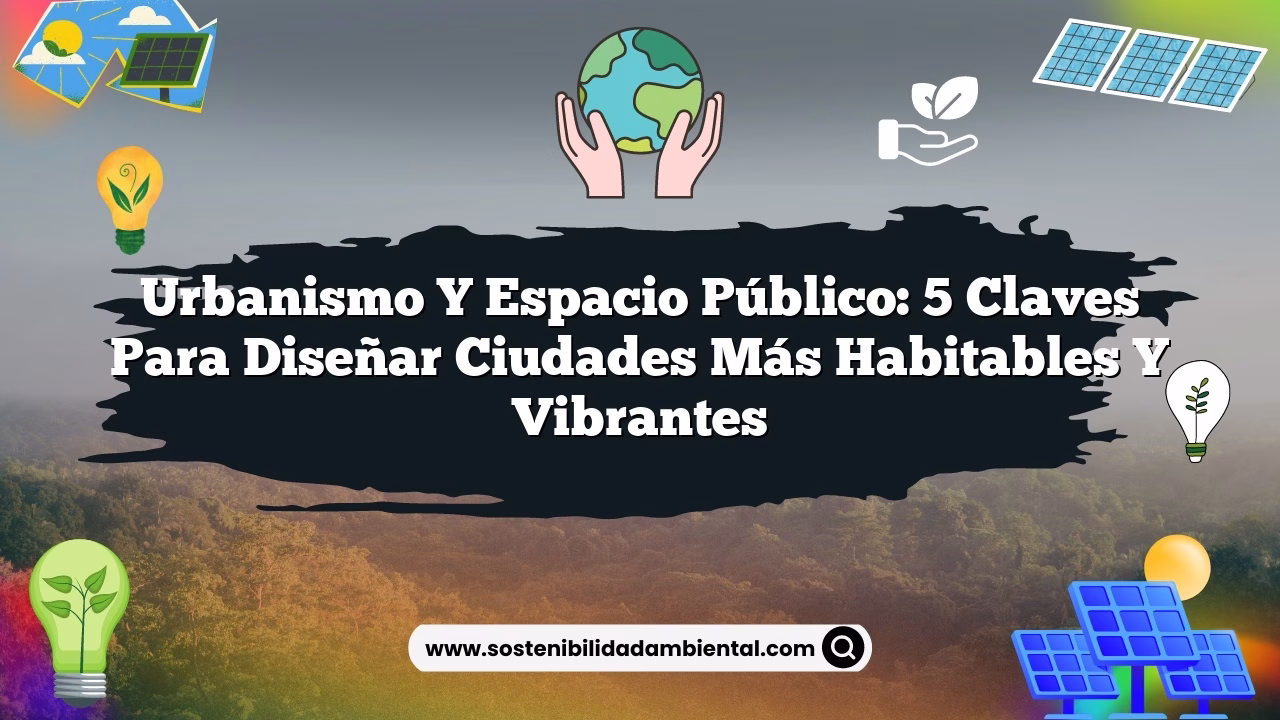 Urbanismo y espacio público: 5 claves para diseñar ciudades más habitables y vibrantes