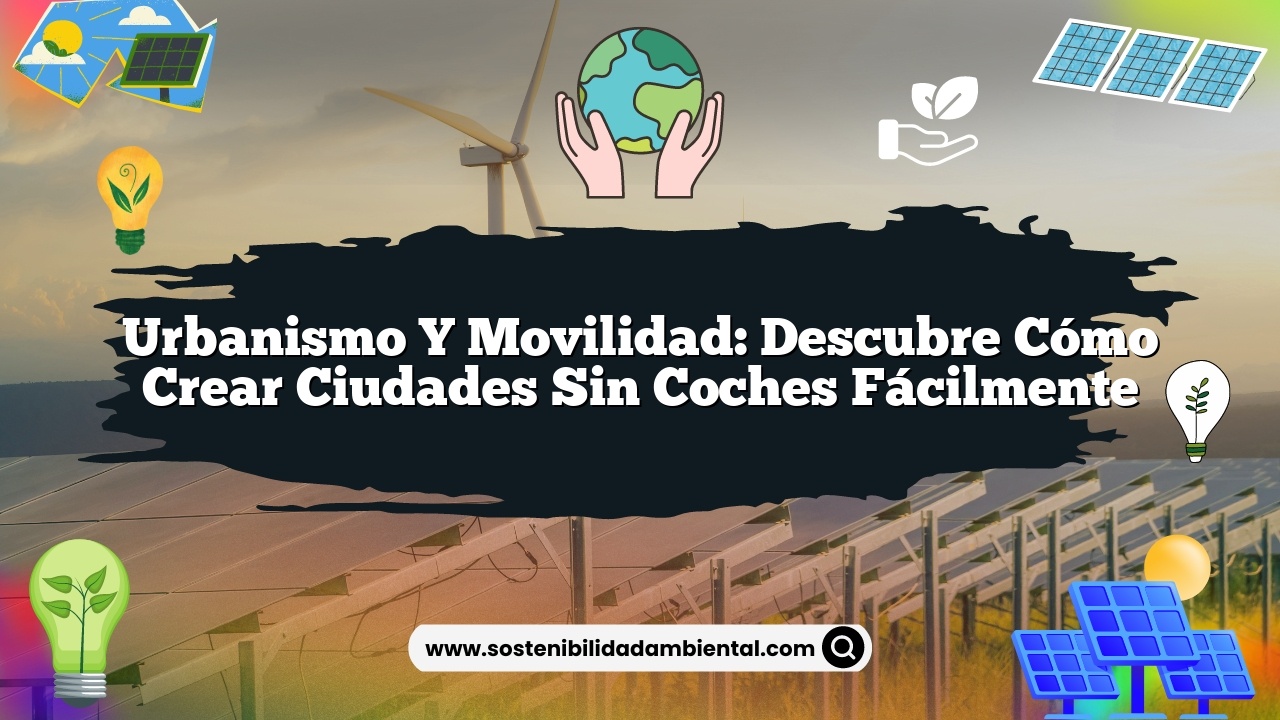 Urbanismo y movilidad: descubre cómo crear ciudades sin coches fácilmente