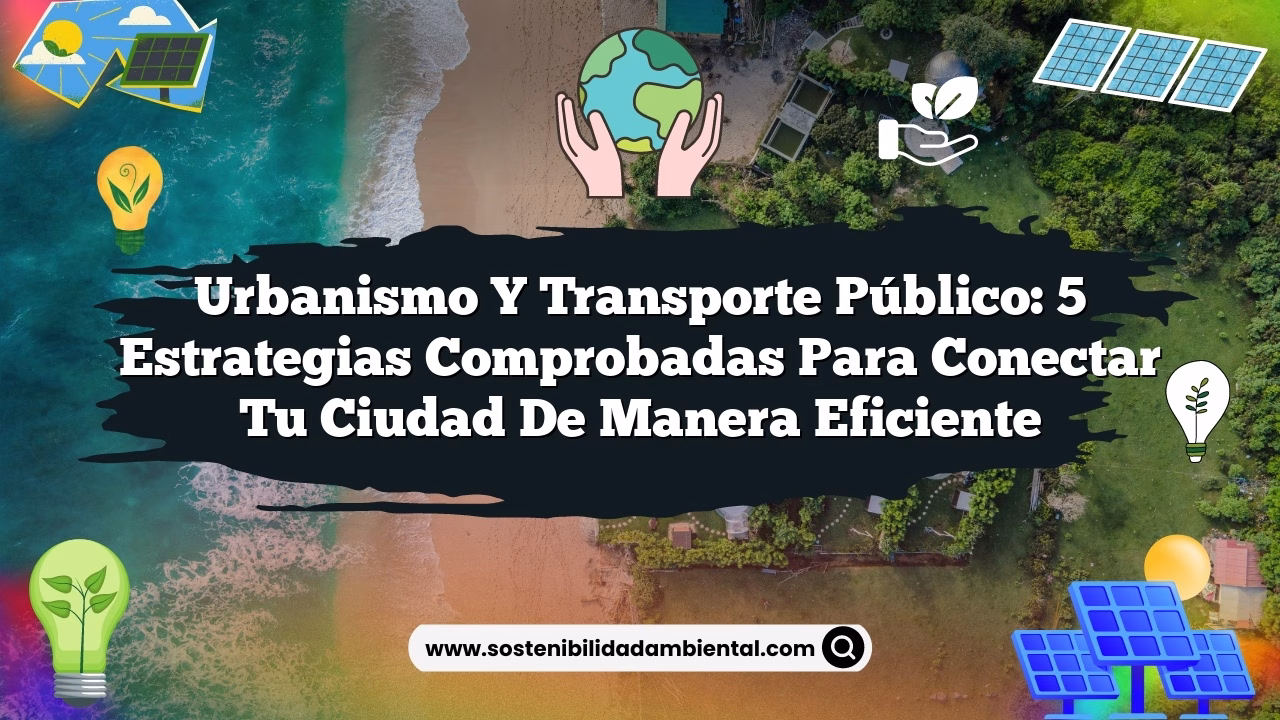 Urbanismo y Transporte Público: 5 Estrategias Comprobadas para Conectar tu Ciudad de Manera Eficiente