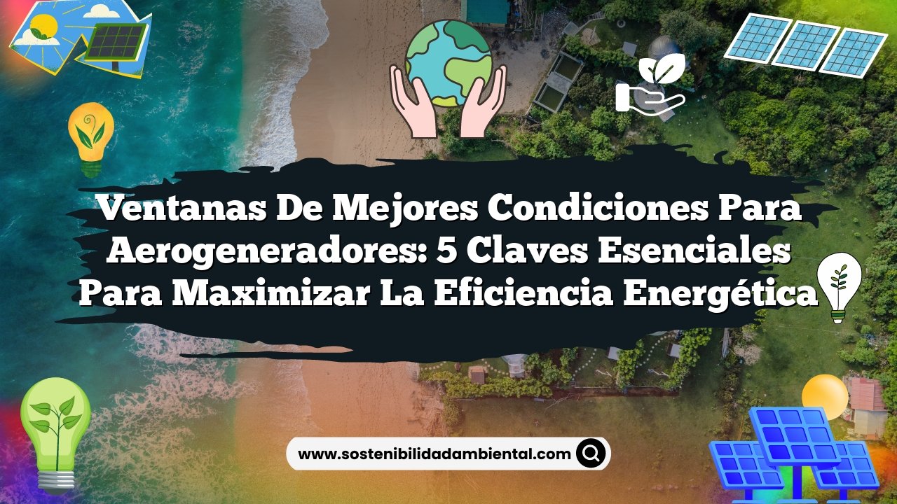 Ventanas de Mejores Condiciones para Aerogeneradores: 5 Claves Esenciales para Maximizar la Eficiencia Energética
